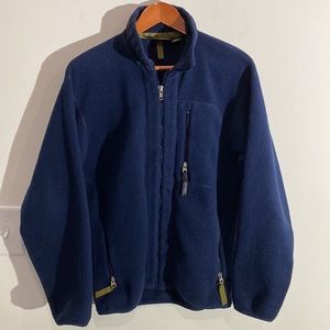 VTG Patagonia Full Zip Fleece Jacket USA Made Blue Retro Synchilla Mens S Small